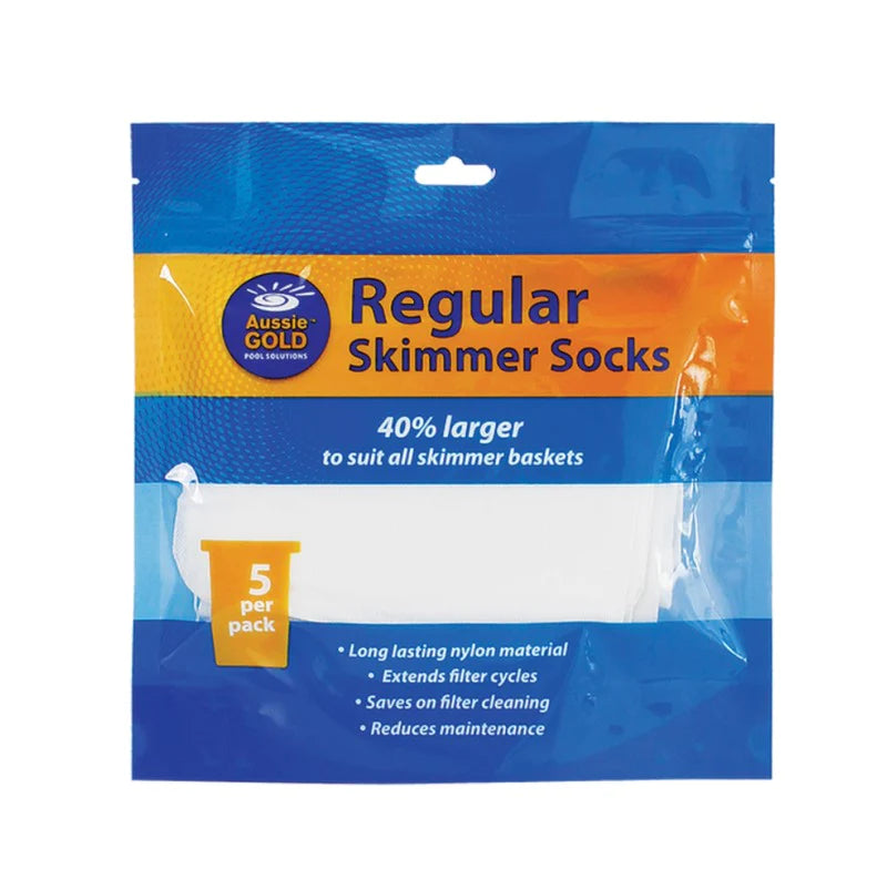 Aussie Gold Regular Skimmer Socks (pack of 5) - Swimming Pool Accessories Aussie Gold Regular Skimmer Socks (pack of 5) - Swimming Pool Accessories